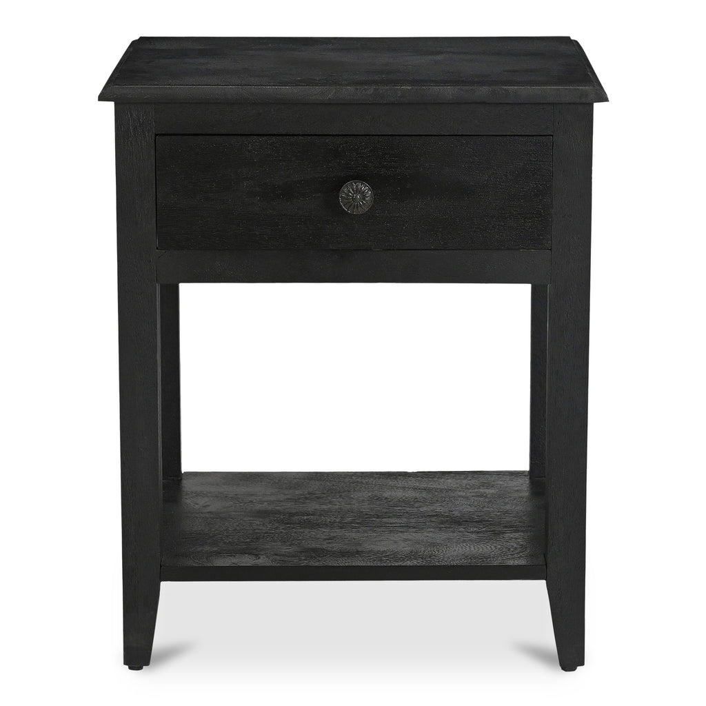 Moe's Home Corrine Nightstand Antique Black