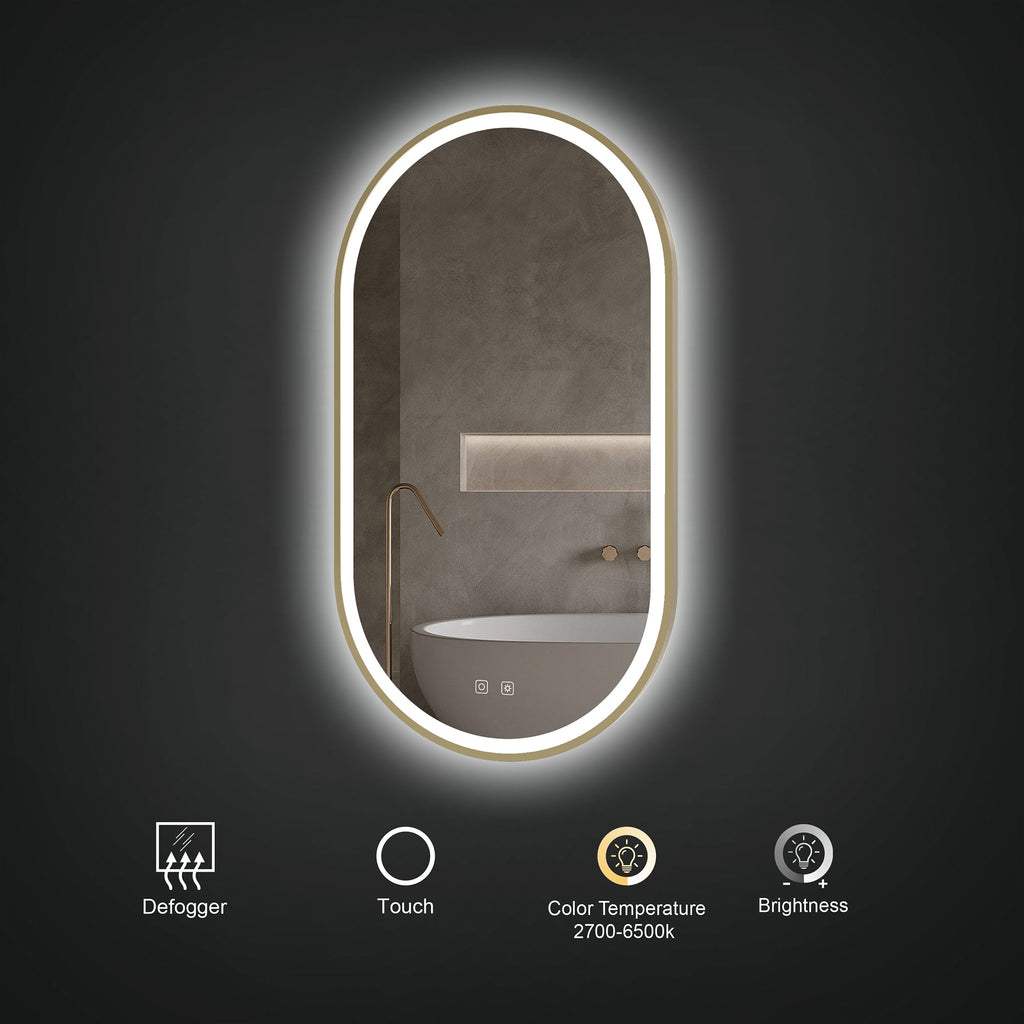 ICO Bath Kiara 20"  x 36" LED Mirror