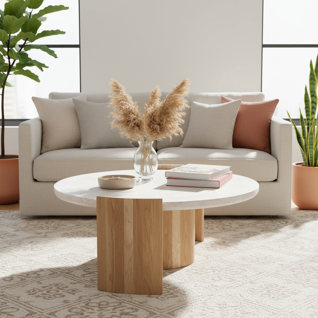Moe's Home Dala Coffee Table White