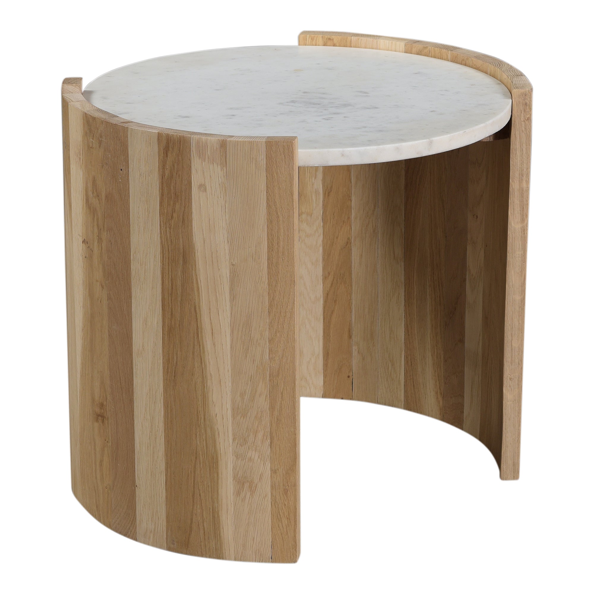 Moe's Home Dala Side Table White
