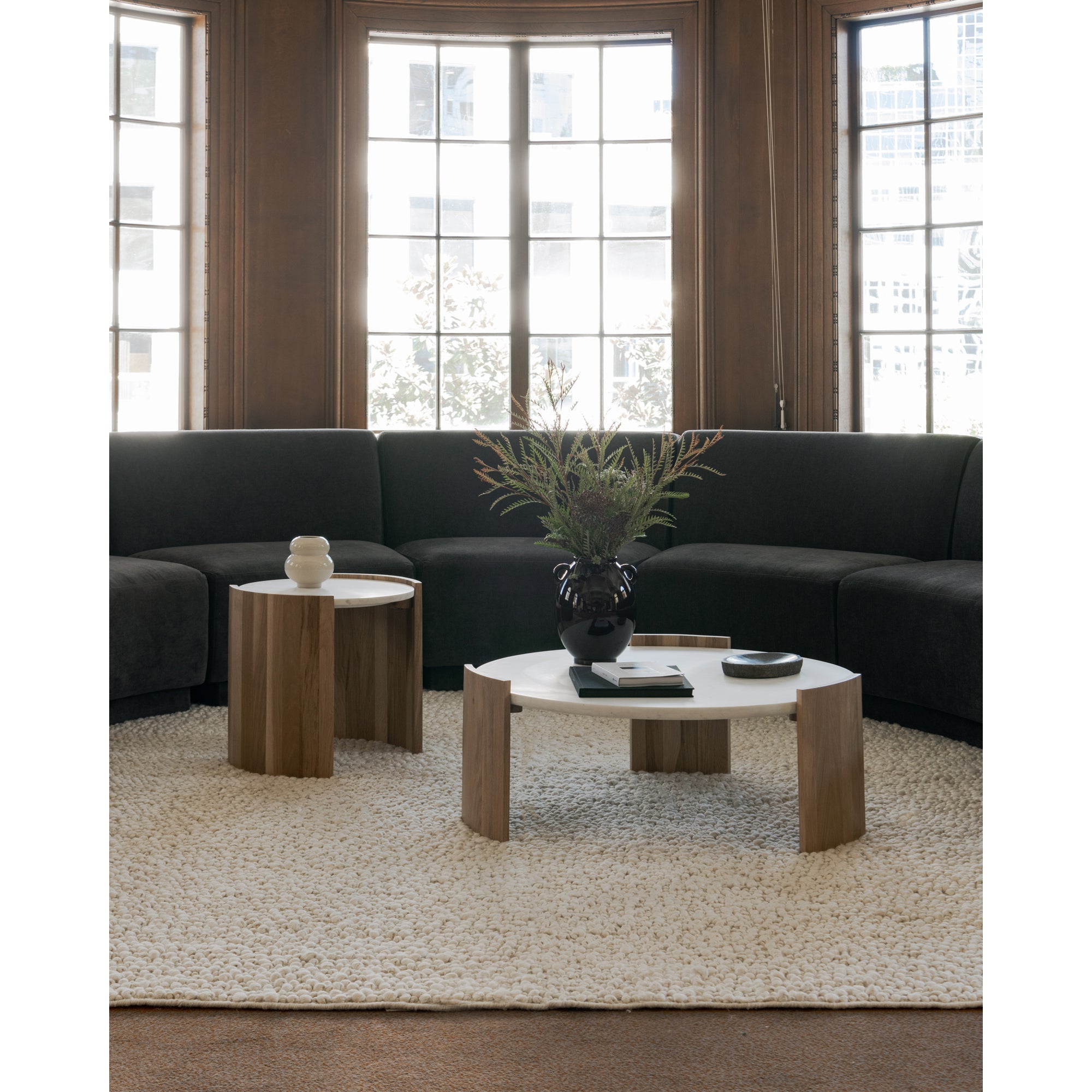 Moe's Home Dala Side Table White