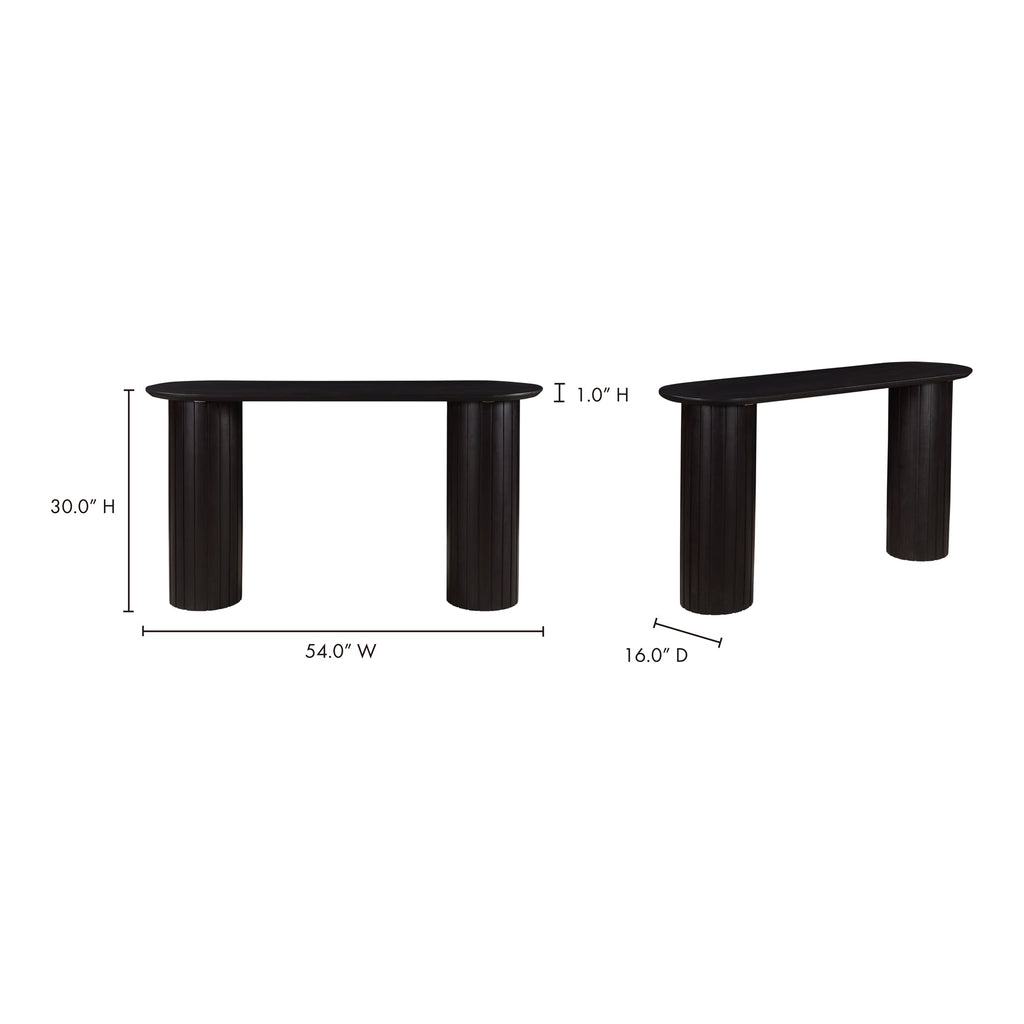 Moe's Home Povera Console Table Black