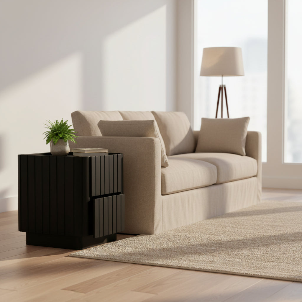 Moe's Home Povera Nightstand Black
