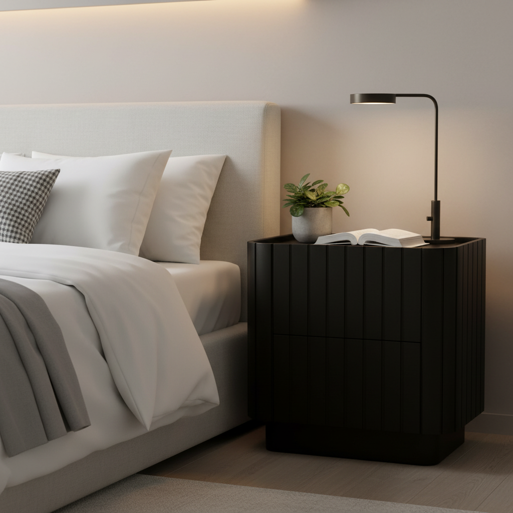 Moe's Home Povera Nightstand Black