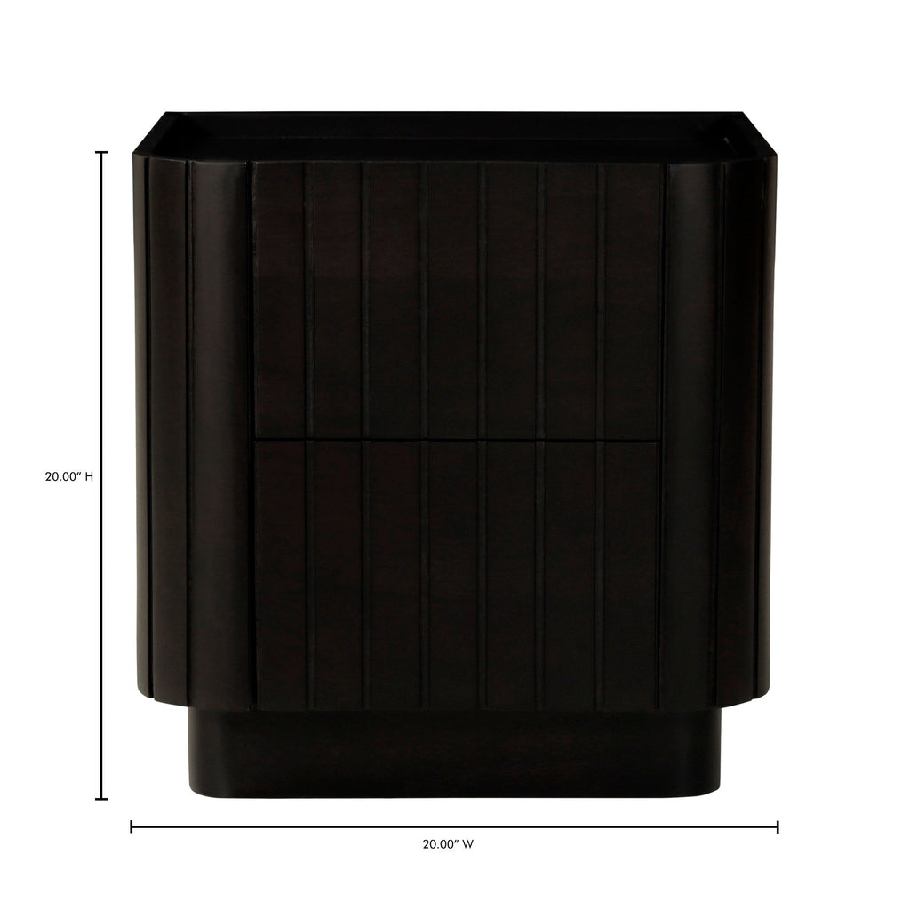 Moe's Home Povera Nightstand Black