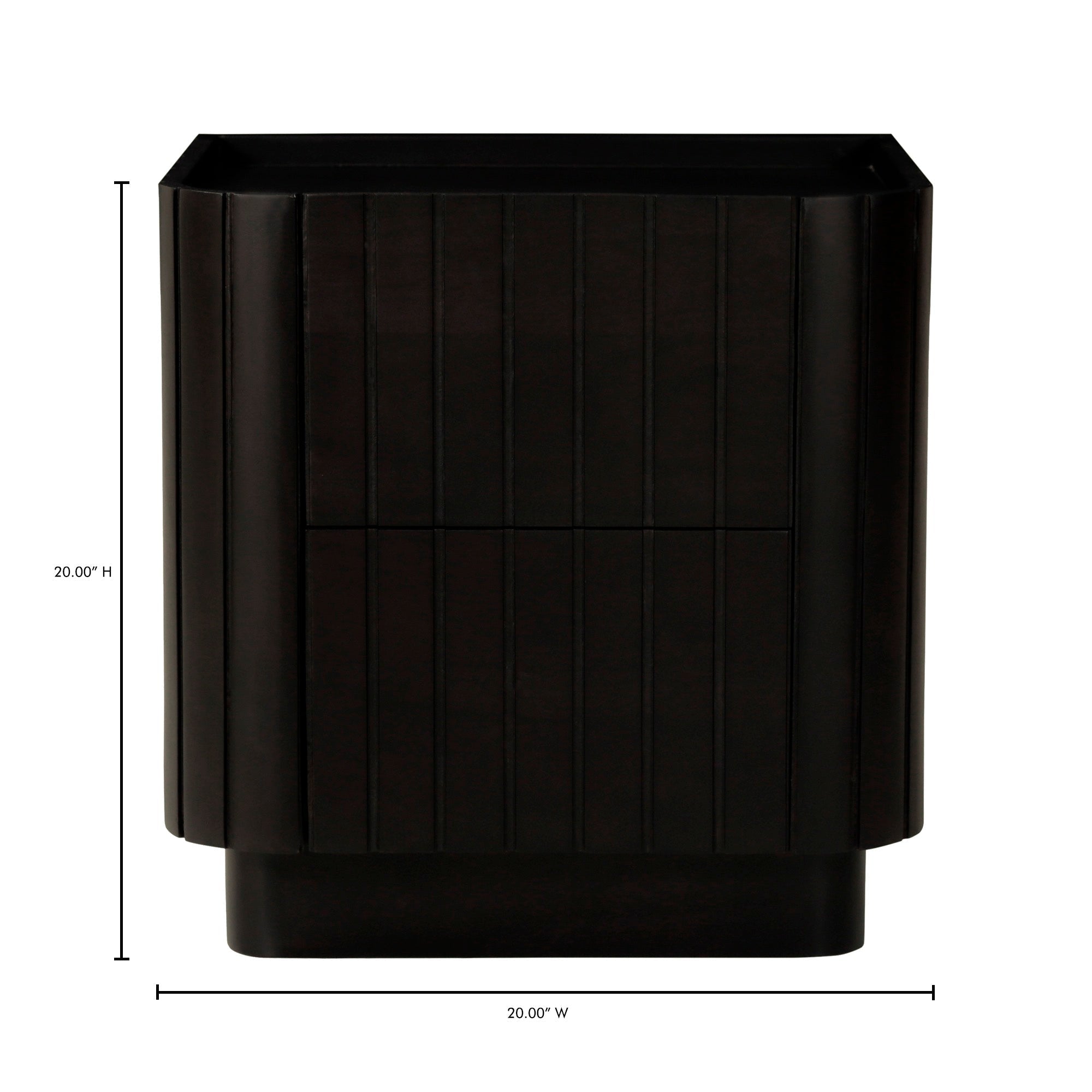 Moe's Home Povera Nightstand Black