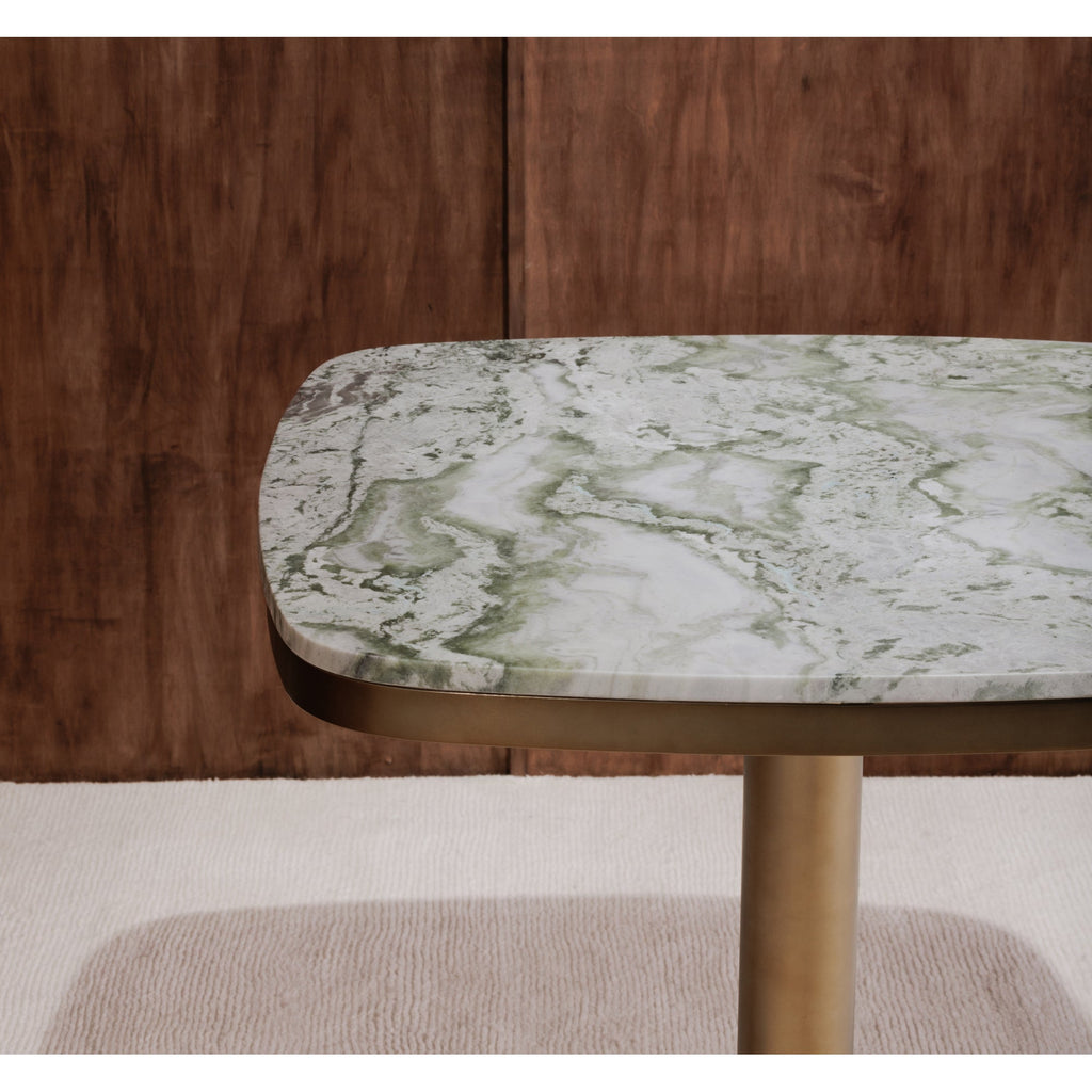 Moe's Home Celeste Cafe Table Green Onyx Marble