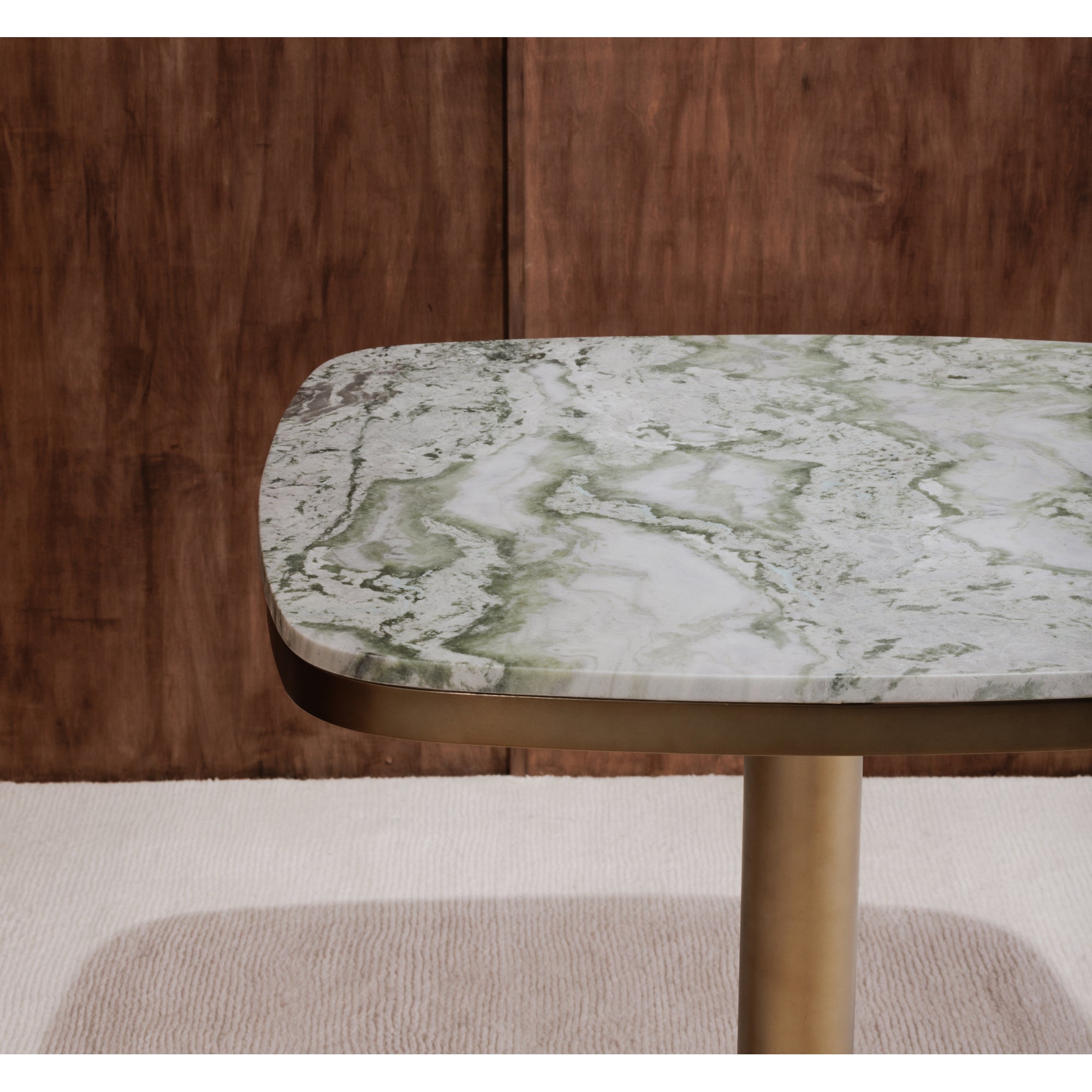 Moe's Home Celeste Cafe Table Green Onyx Marble