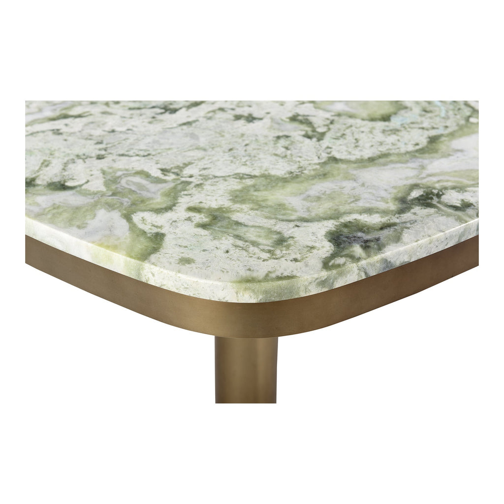 Moe's Home Celeste Cafe Table Green Onyx Marble