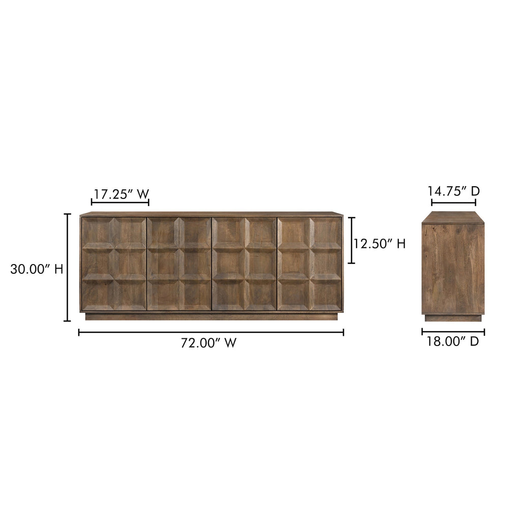 Moe's Home Bowen Sideboard Deep Brown