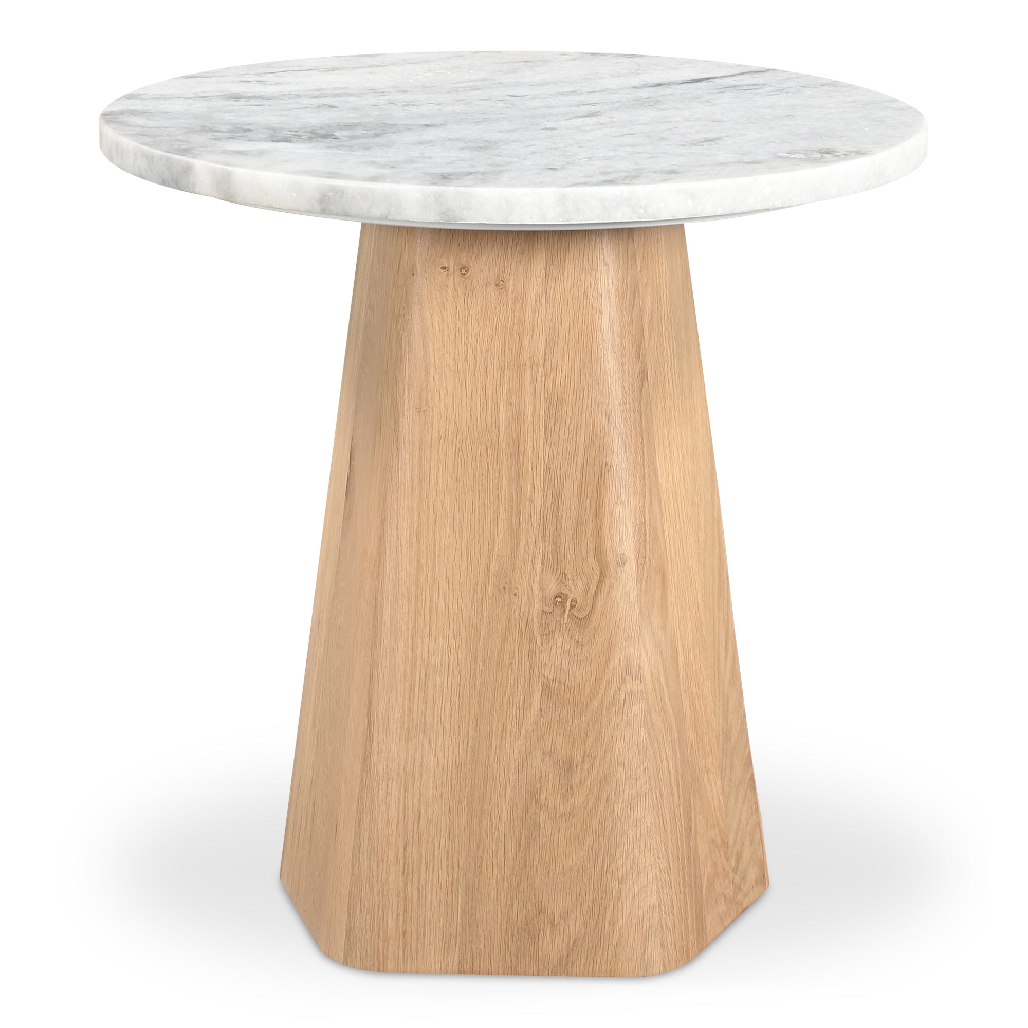 Moe's Home Evelyn Accent Table Ashen Grey Matrix Marble