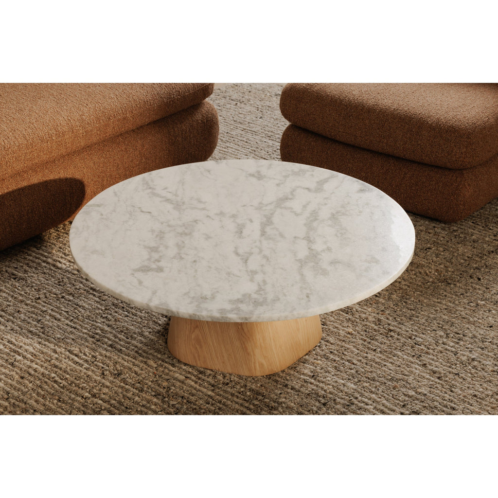Moe's Home Evelyn Coffee Table Ashen Grey Matrix