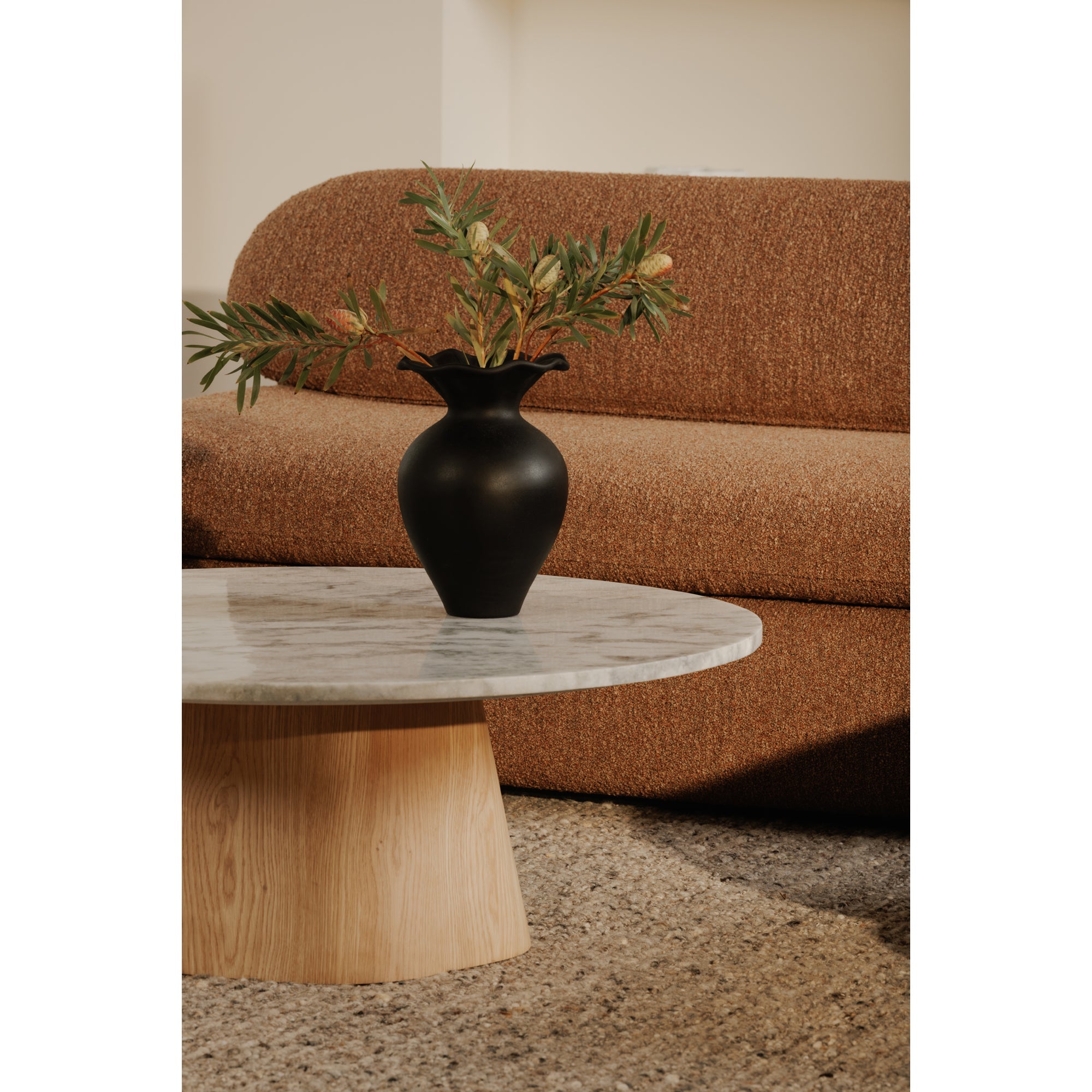 Moe's Home Evelyn Coffee Table Ashen Grey Matrix