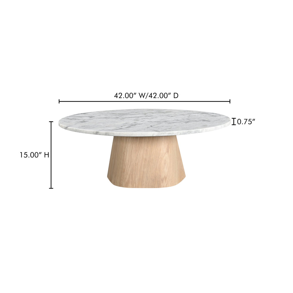 Moe's Home Evelyn Coffee Table Ashen Grey Matrix