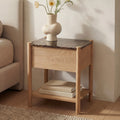 Moe's Home Elio Nightstand Dark Emperador Marble