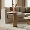 Moe's Home Sage Cafe Table Rosso Alicante Red Marble