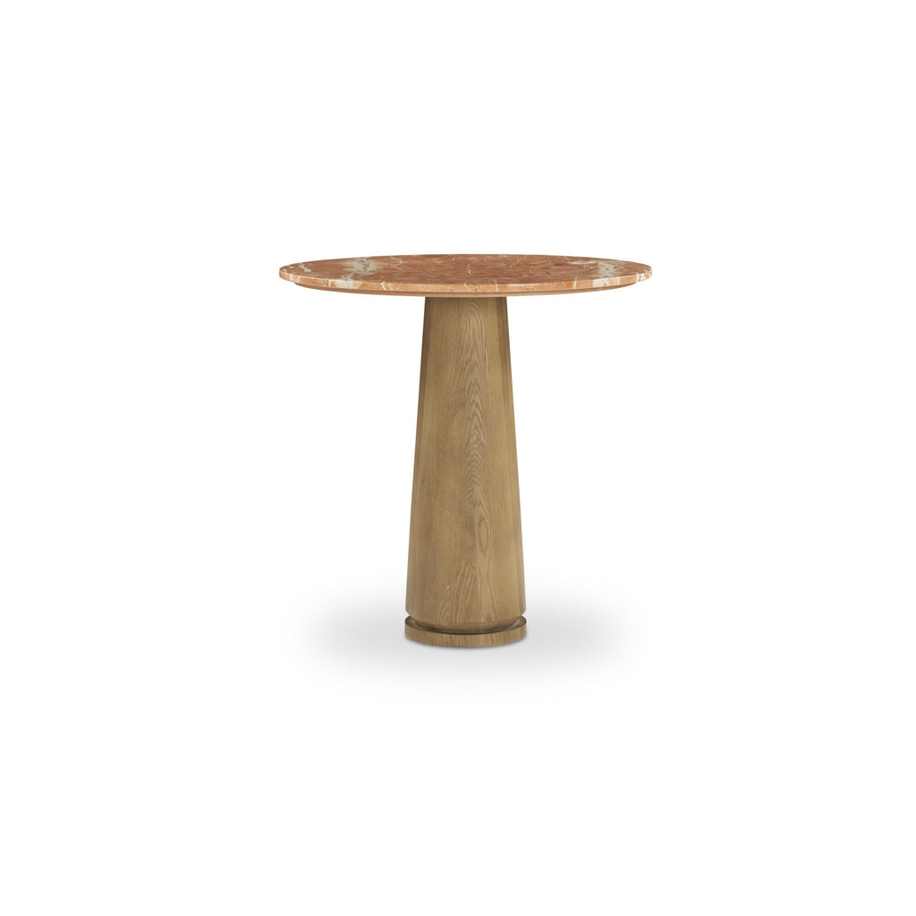 Moe's Home Sage Cafe Table Rosso Alicante Red Marble