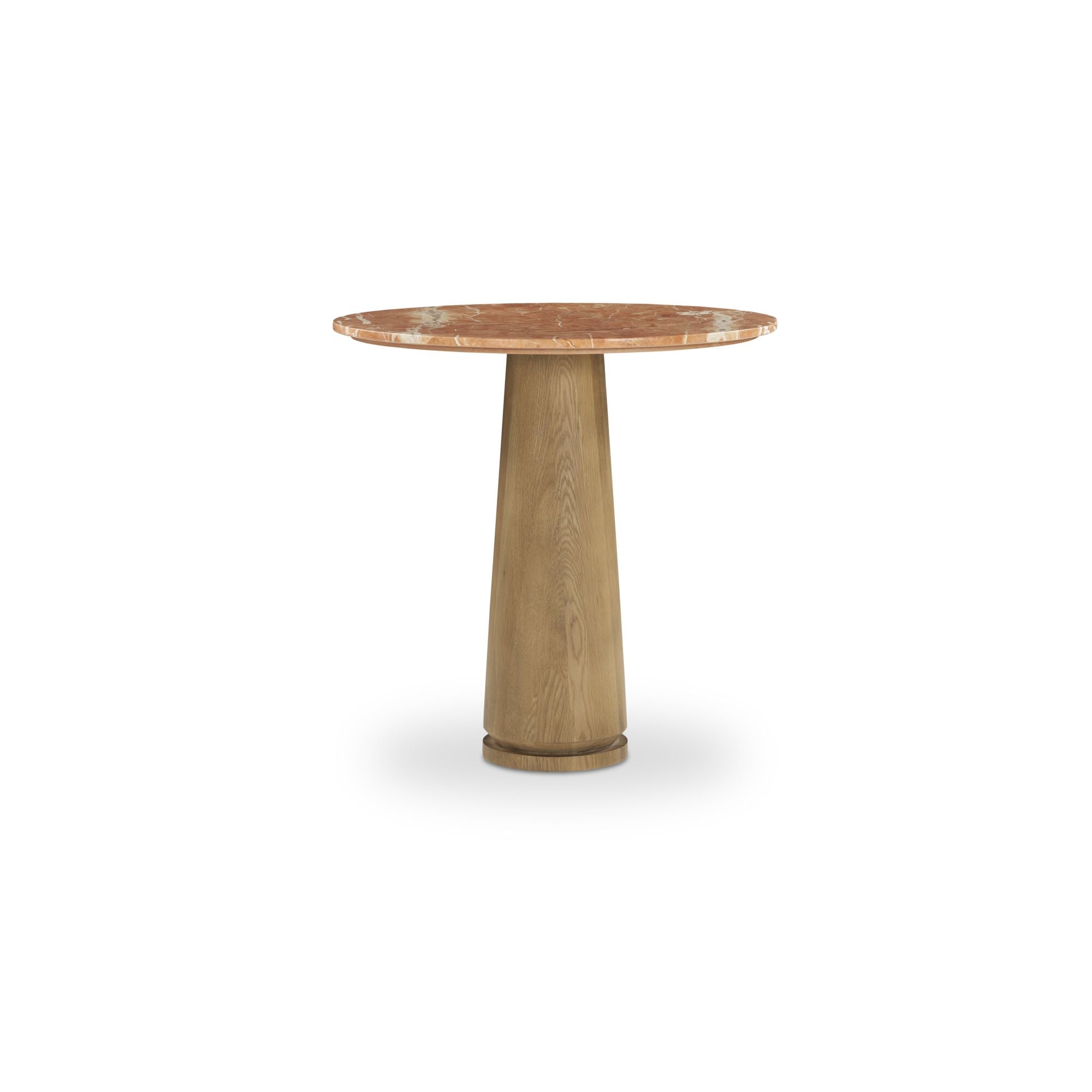 Moe's Home Sage Cafe Table Rosso Alicante Red Marble