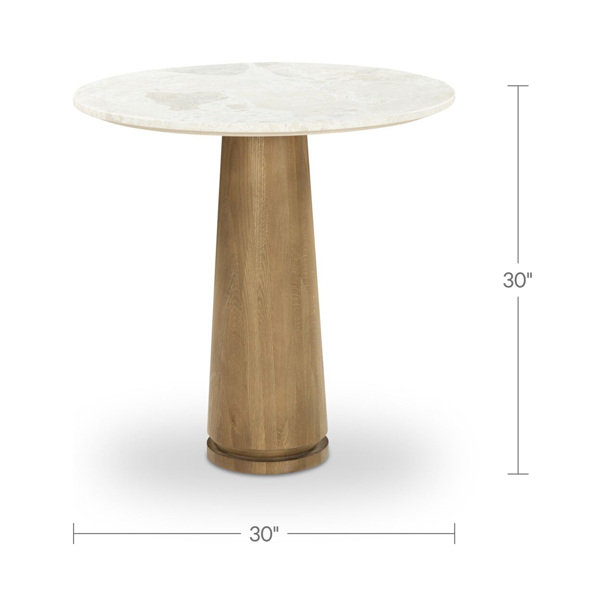 Moe's Home Sage Cafe Table Cosmos Marble