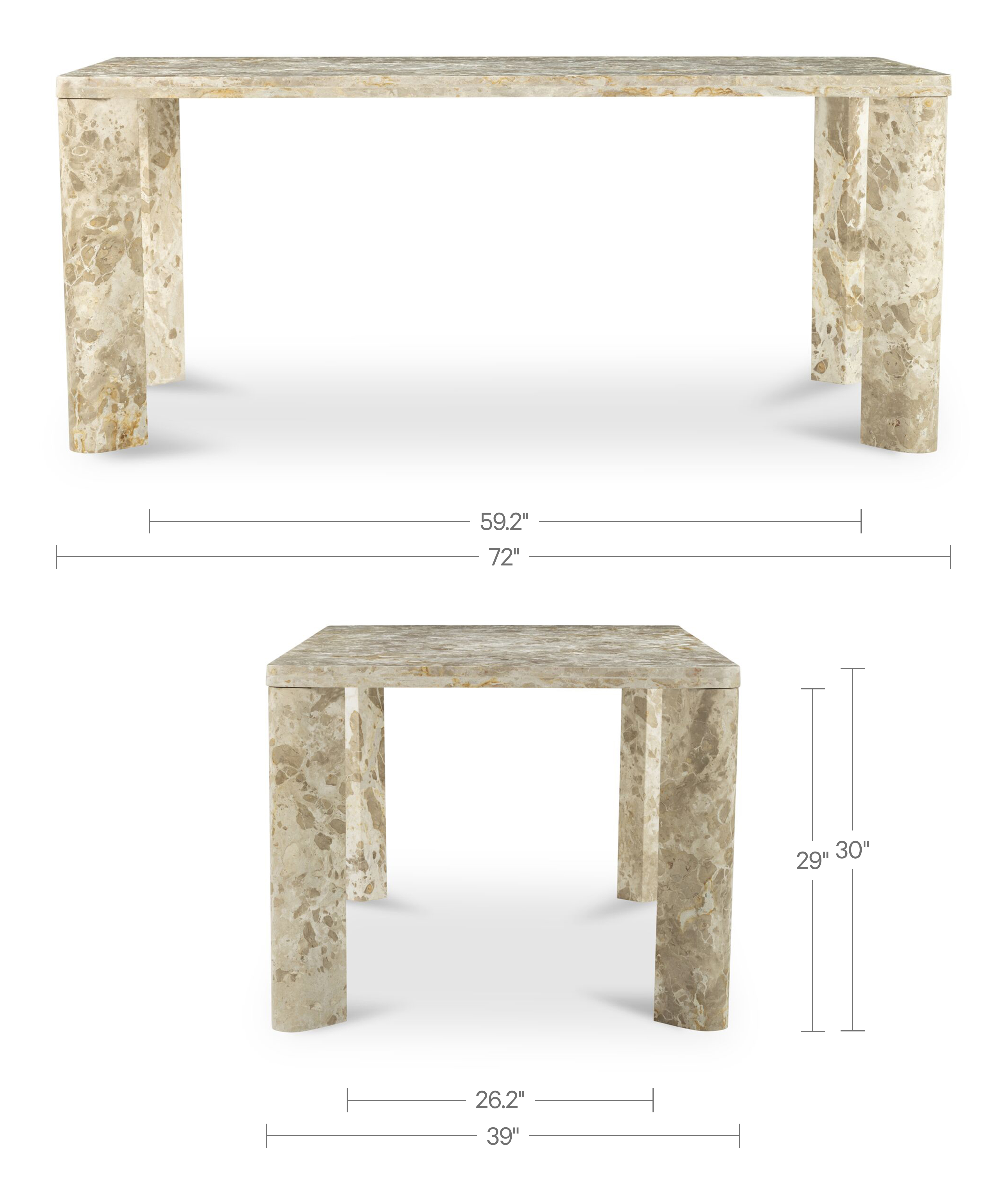 Moe's Home Segment Dining Table
