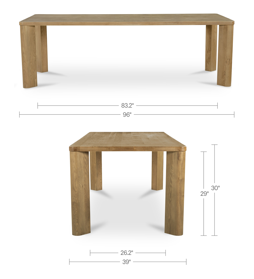 Moe's Home Segment Wood Dining Table