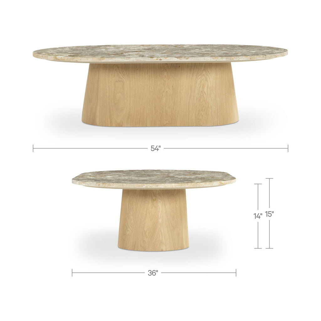 Moe's Home Carly Coffee Table Panther Stone
