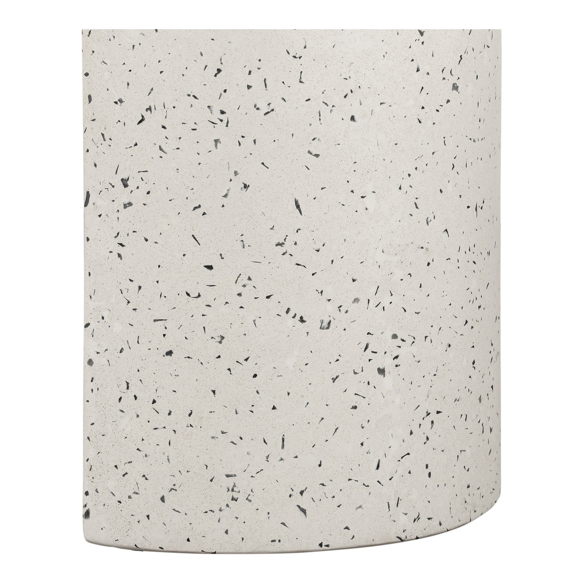 Moe's Home Lyon Outdoor Bench White Terrazzo