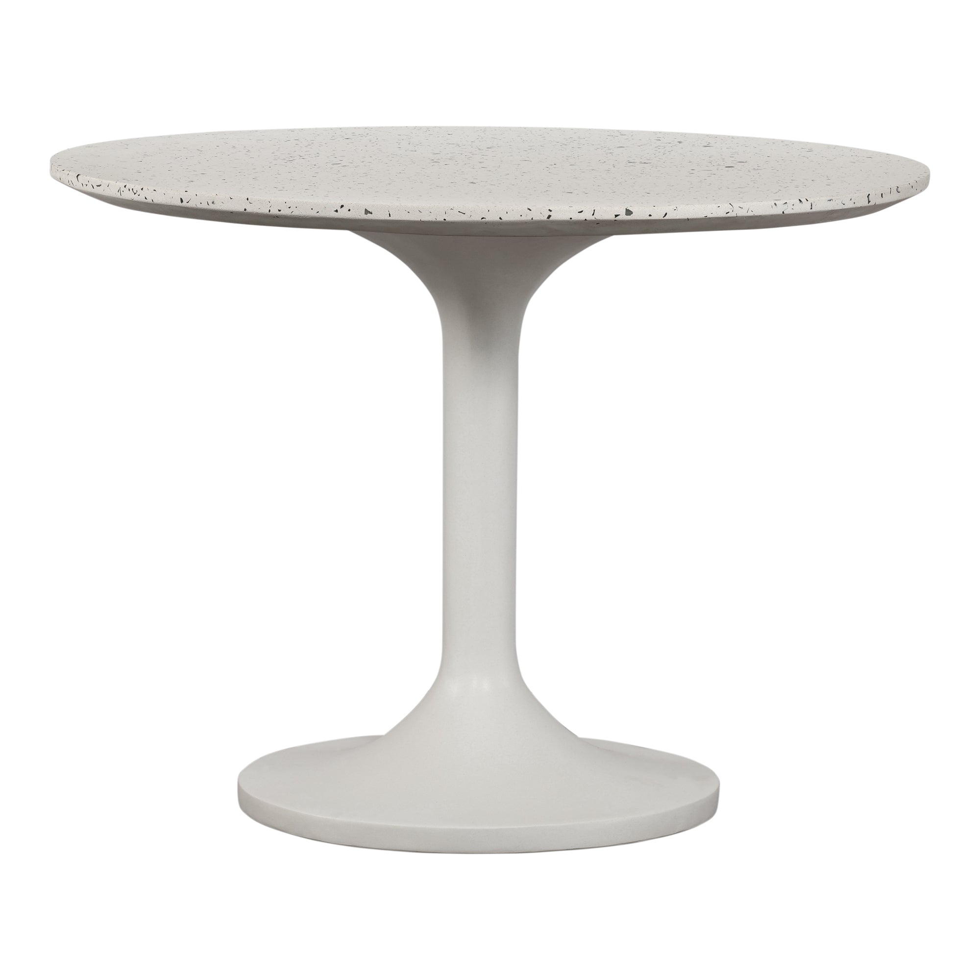 Moe's Home Tuli Outdoor Cafe Table White Terrazzo