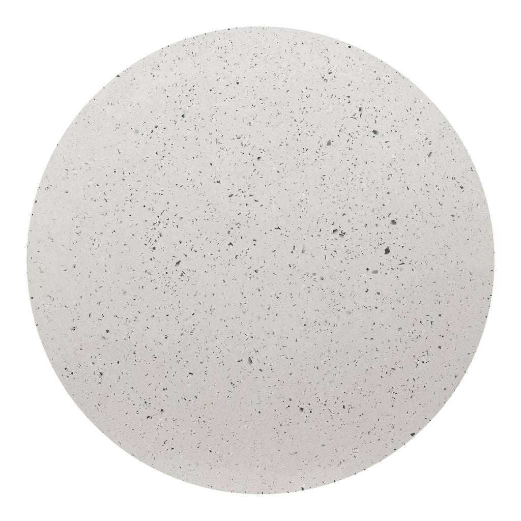 Moe's Home Tuli Outdoor Cafe Table White Terrazzo