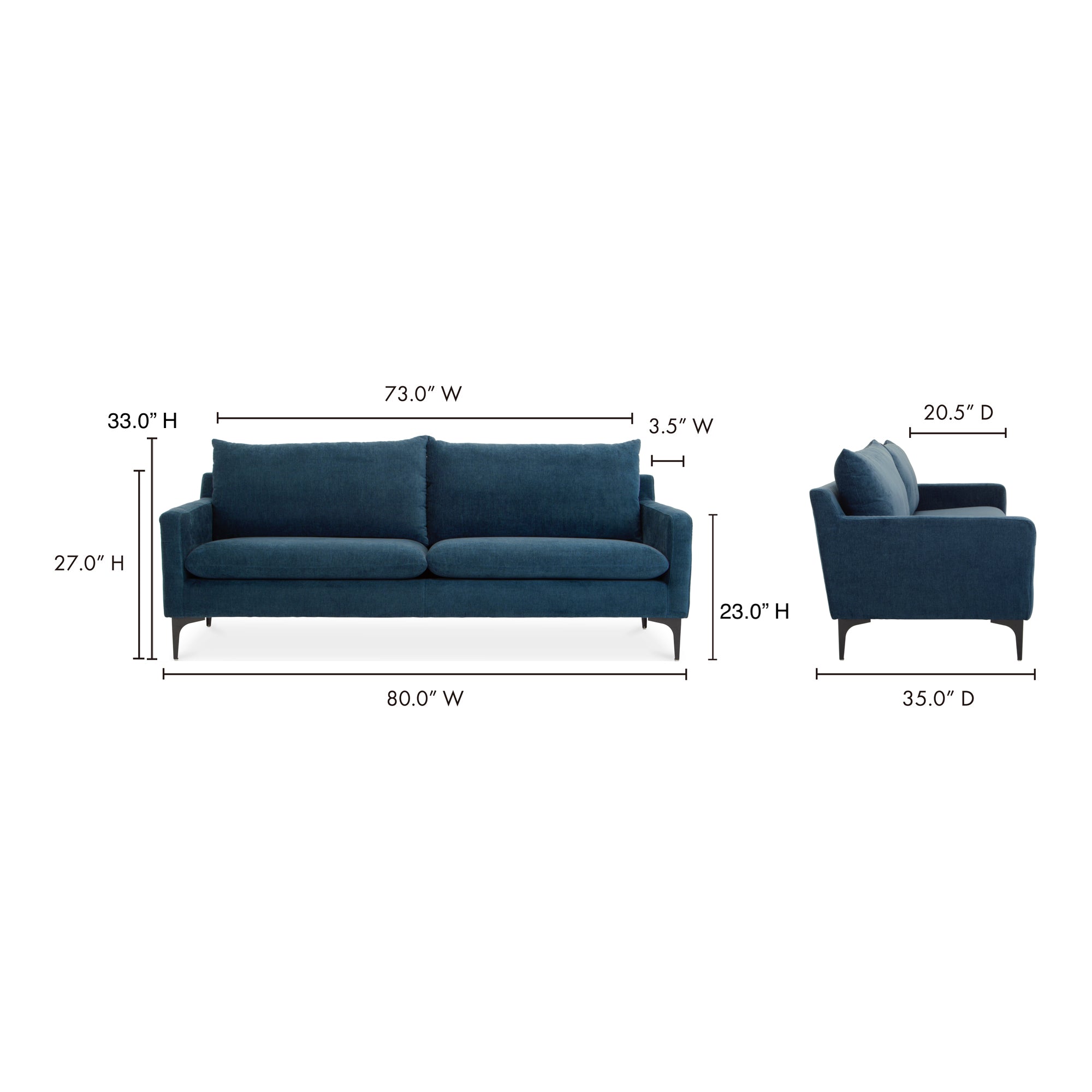 Moe's Home Paris Sofa