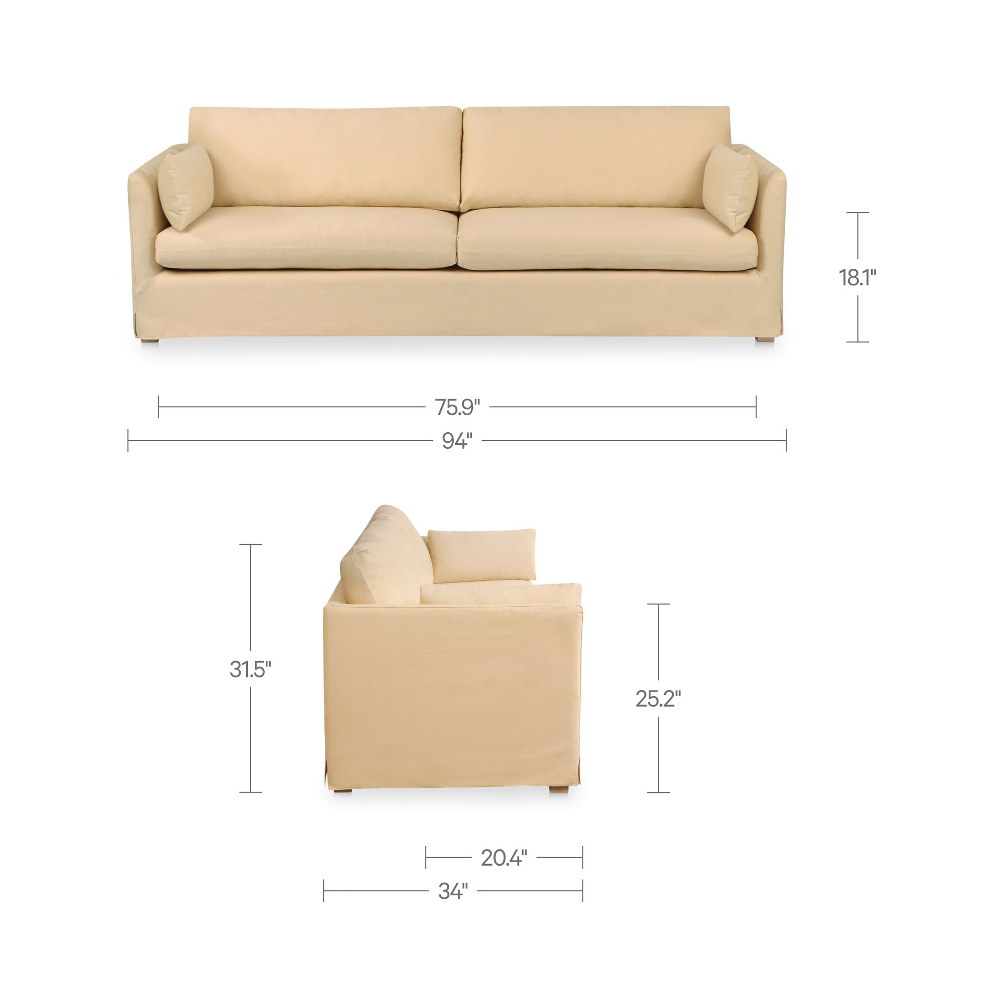 Moe's Home Shea Sofa