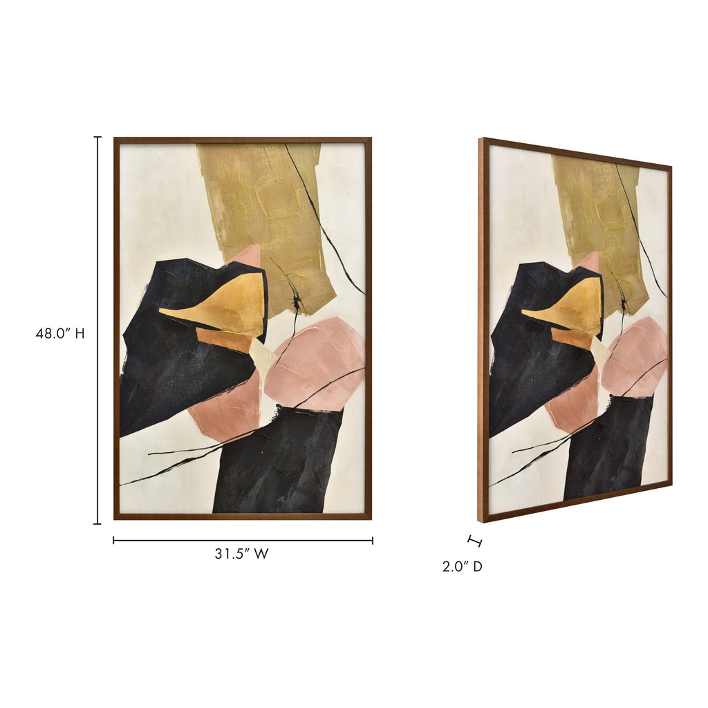 Moe's Home Anni Framed Painting
