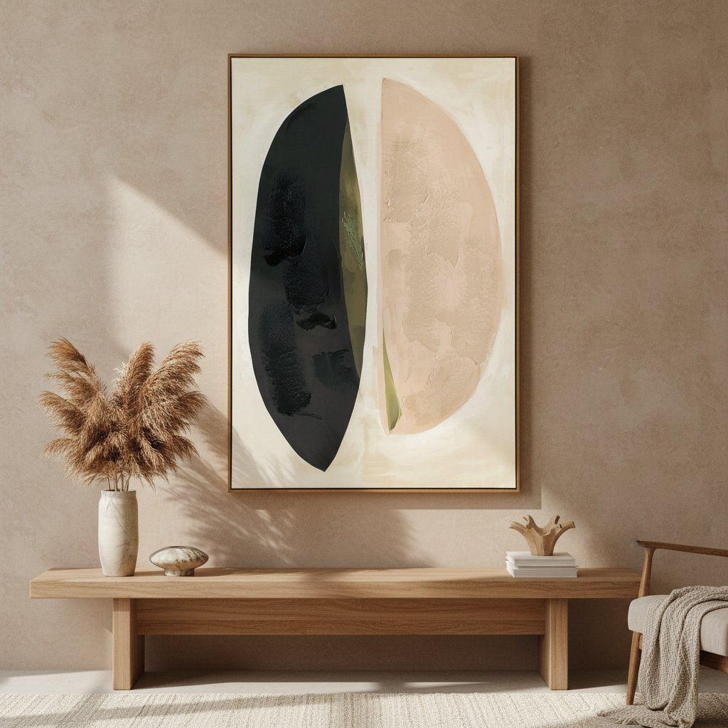 Moe's Home Sage Framed Painting