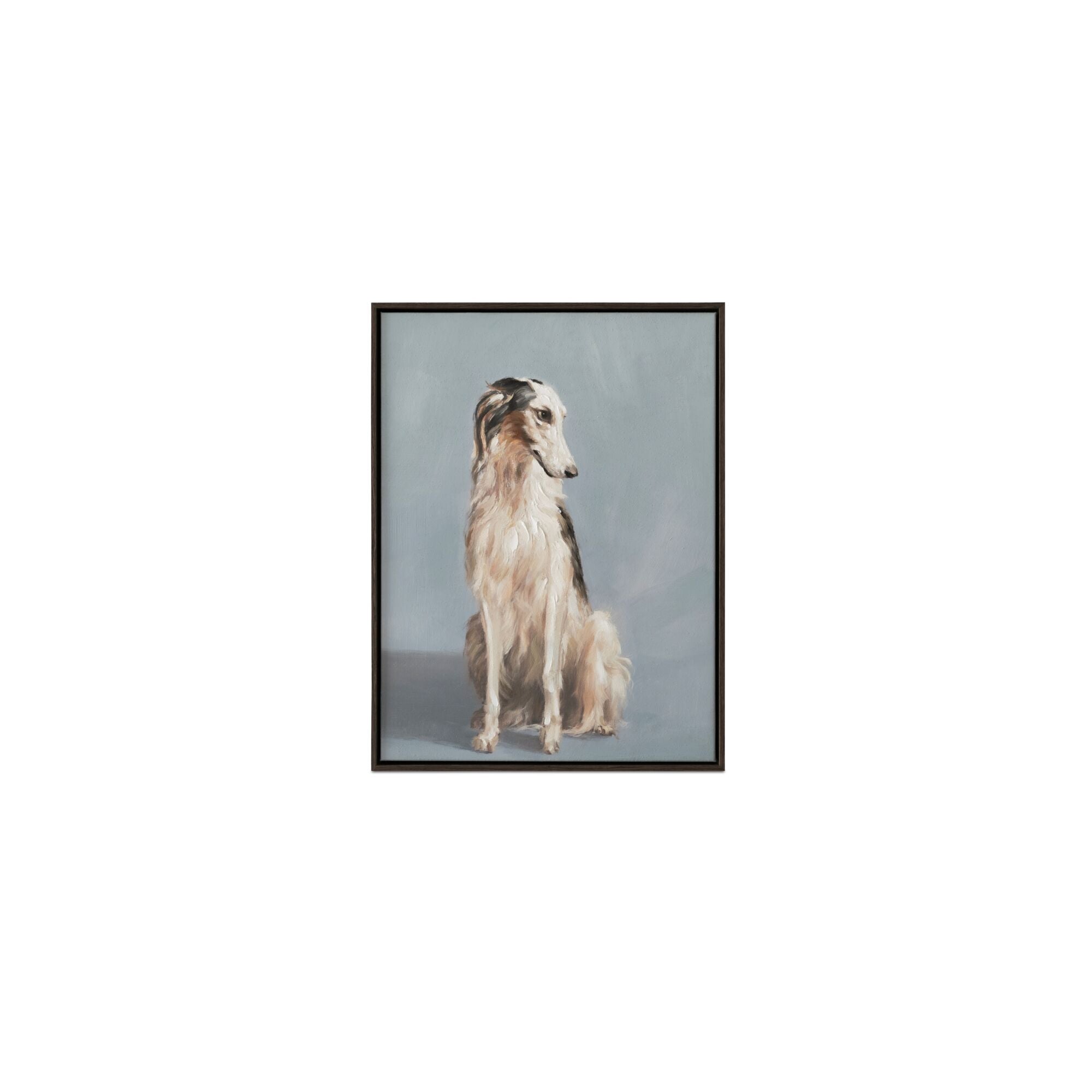 Moe's Home Blue Framed Painting