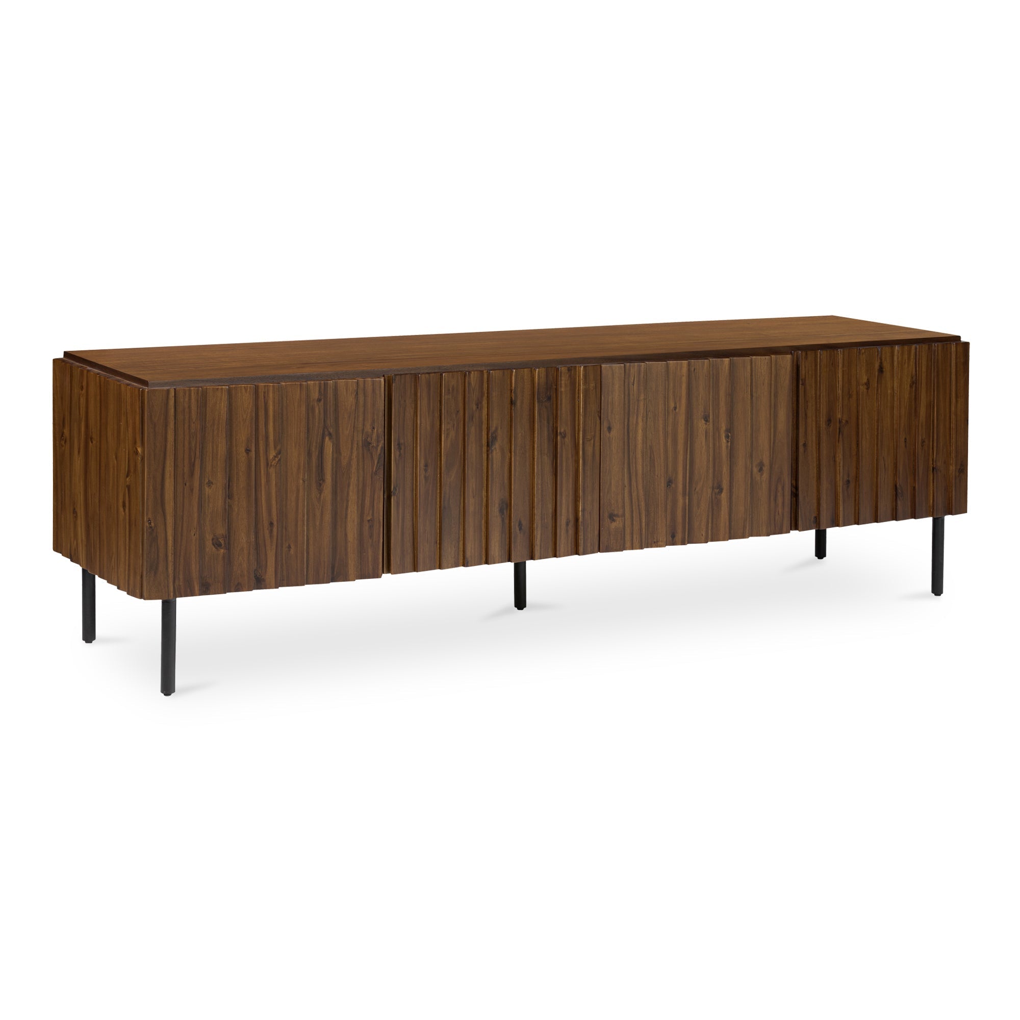 Moe's Home Lincoln Media Cabinet Brown