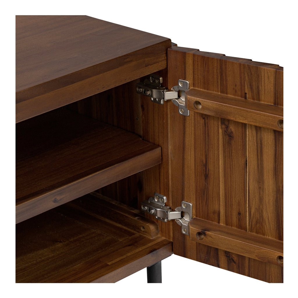 Moe's Home Lincoln Media Cabinet Brown