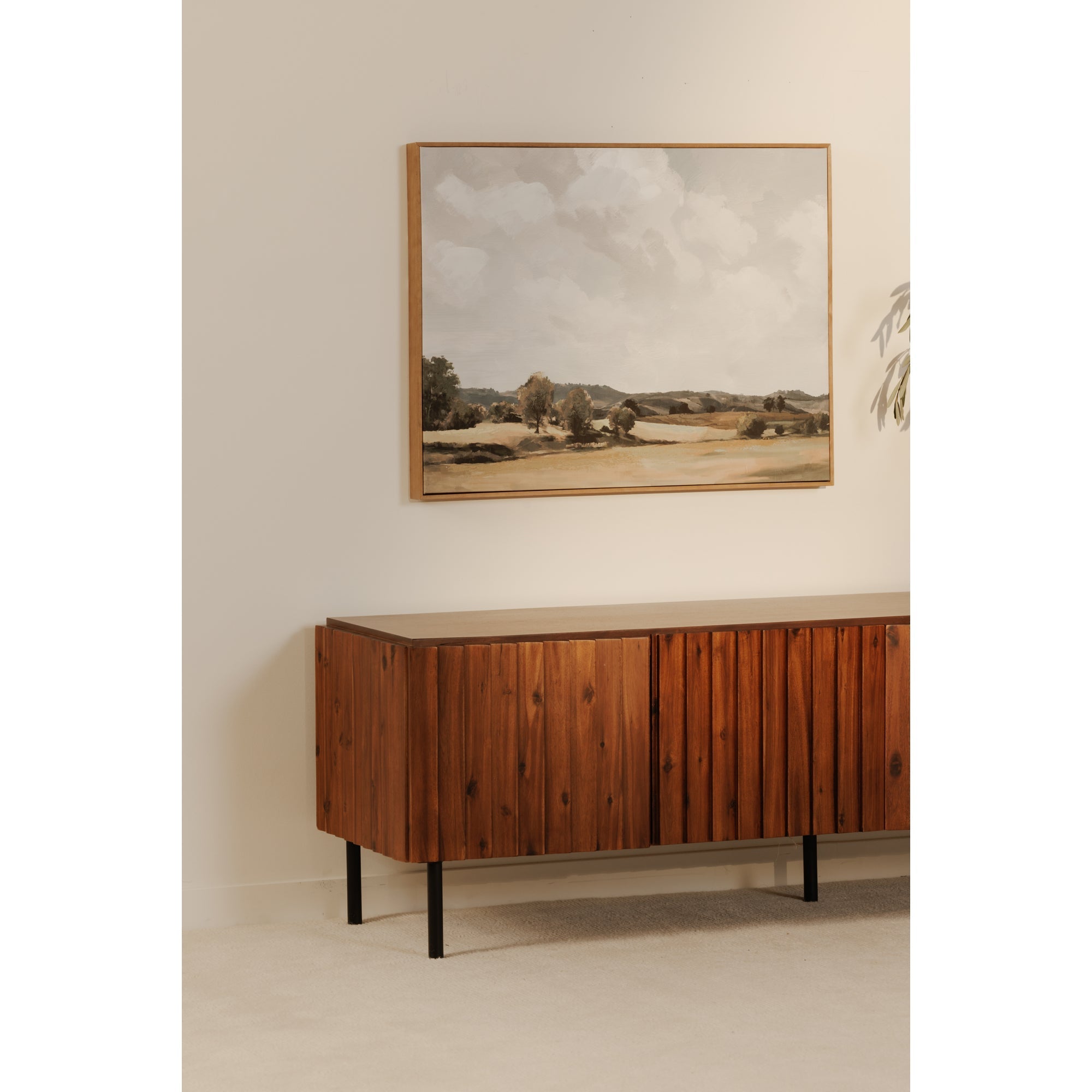 Moe's Home Lincoln Media Cabinet Brown