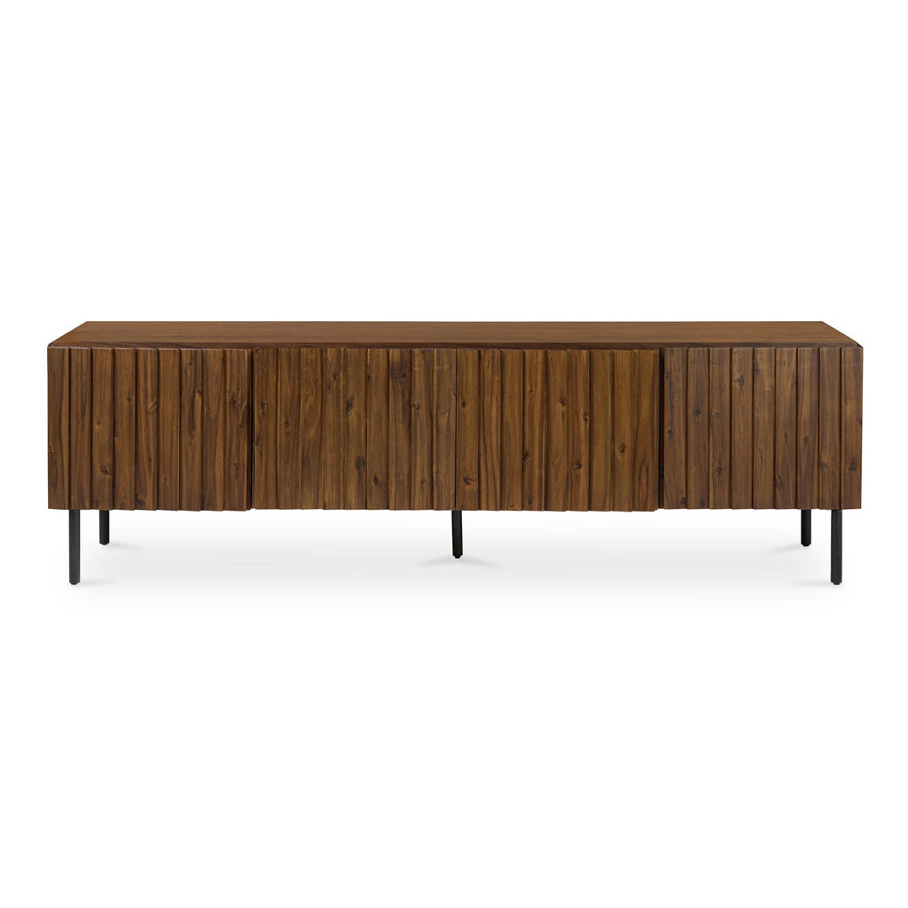 Moe's Home Lincoln Media Cabinet Brown