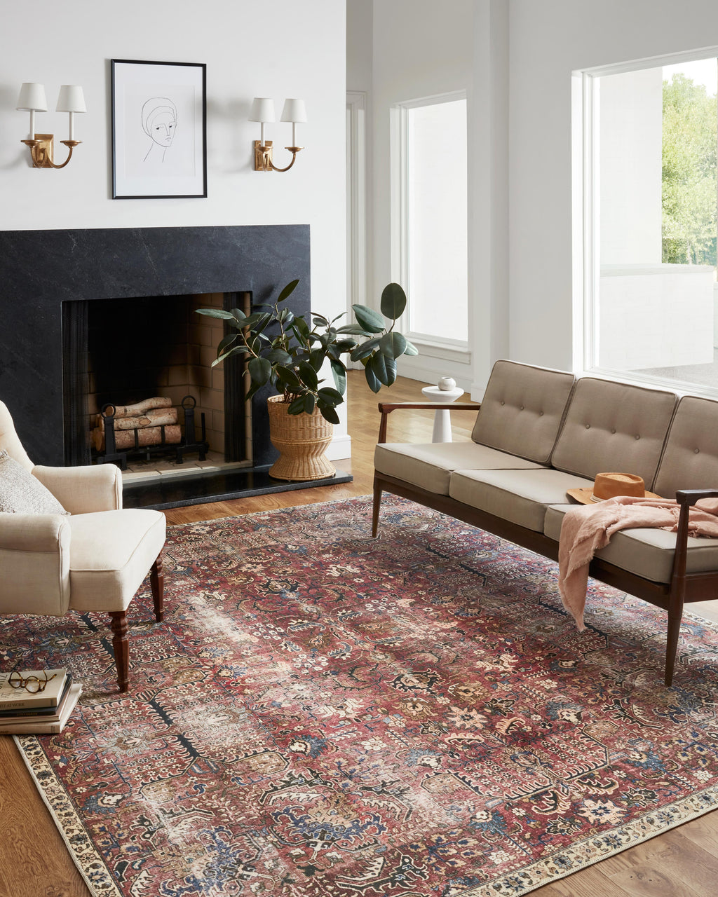 Chris Loves Julia x Loloi Jules Runner Rug