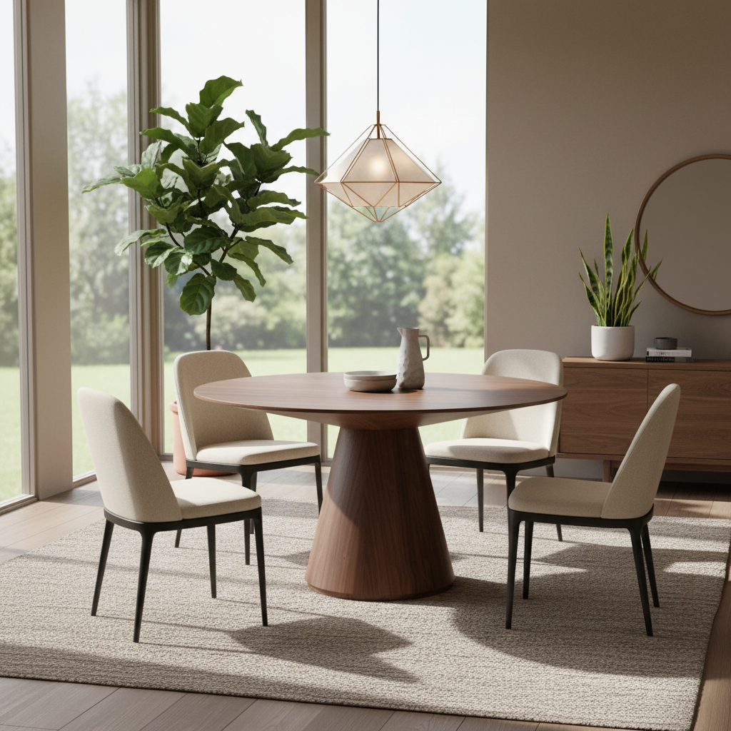 Moe's Home Otago Round 54" Dining Table