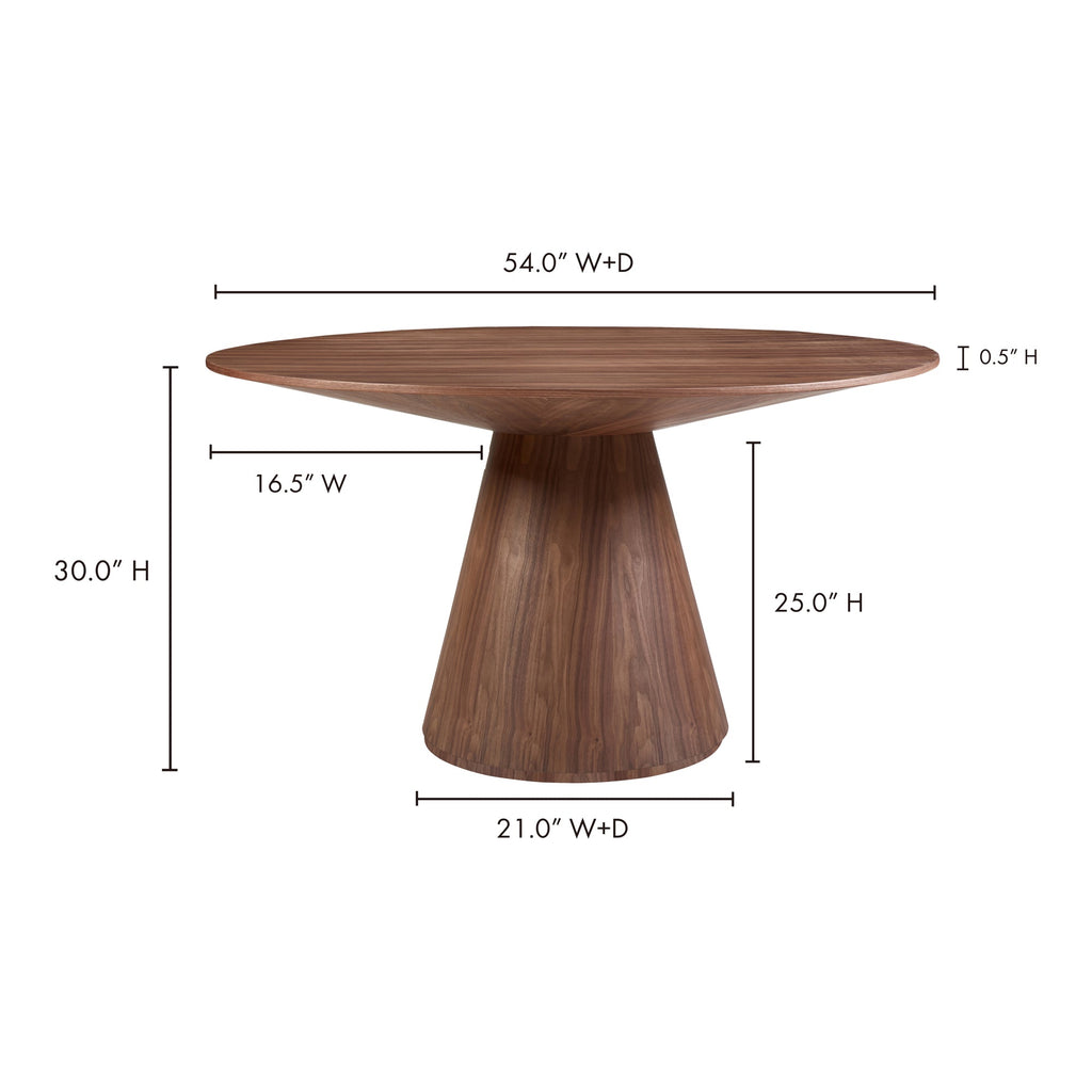 Moe's Home Otago Round 54" Dining Table