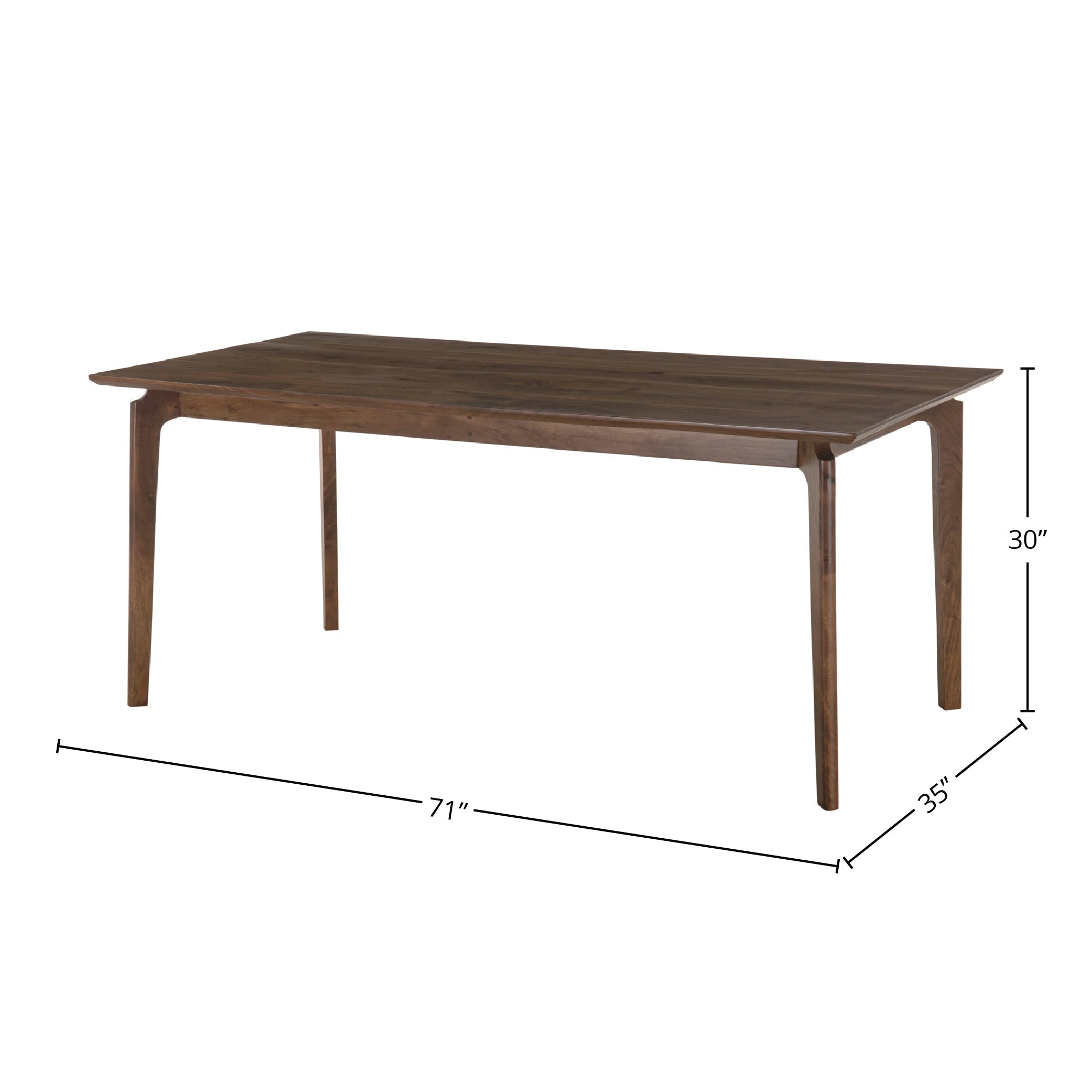 LH Home Kenzo Dining Table 71"