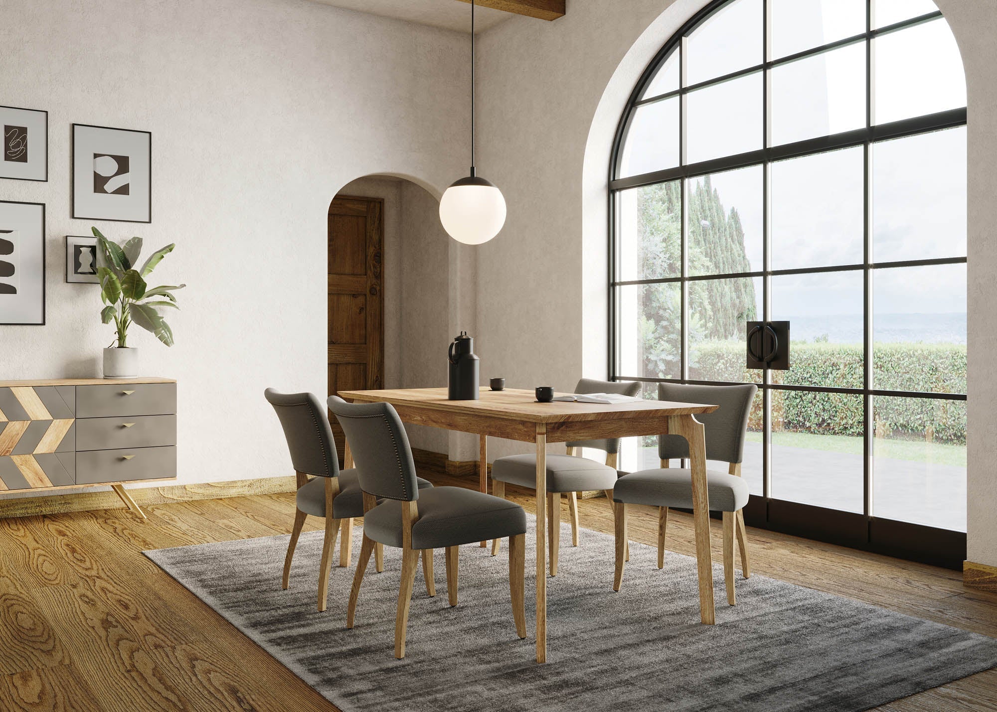LH Home Kenzo Dining Table Small 60"