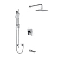 Riobel Fresk  3-Way System with Hand Shower Rail, Shower Head and Tub Spout