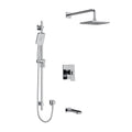 Riobel Zendo 3-Way System with Hand Shower Rail, Shower Head and Spout