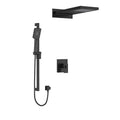 Riobel Kubik  3-Way System with Hand Shower Rail and Rain and Cascade Shower Head