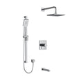Riobel Premium KIT#2845 3-Way System with Hand Shower Rail, Shower Head and Spout
