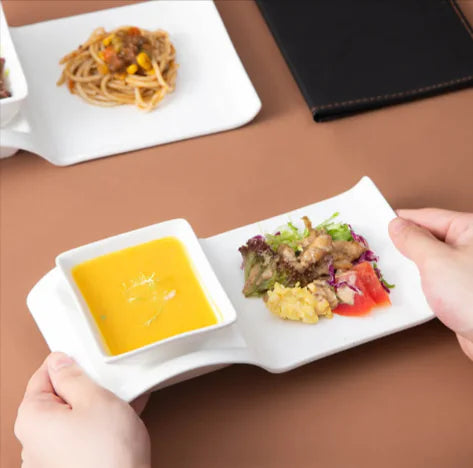 Creative Ceramic Kitchen Plate – Stylish, Durable Dinnerware for Home, Kitchen & Dining