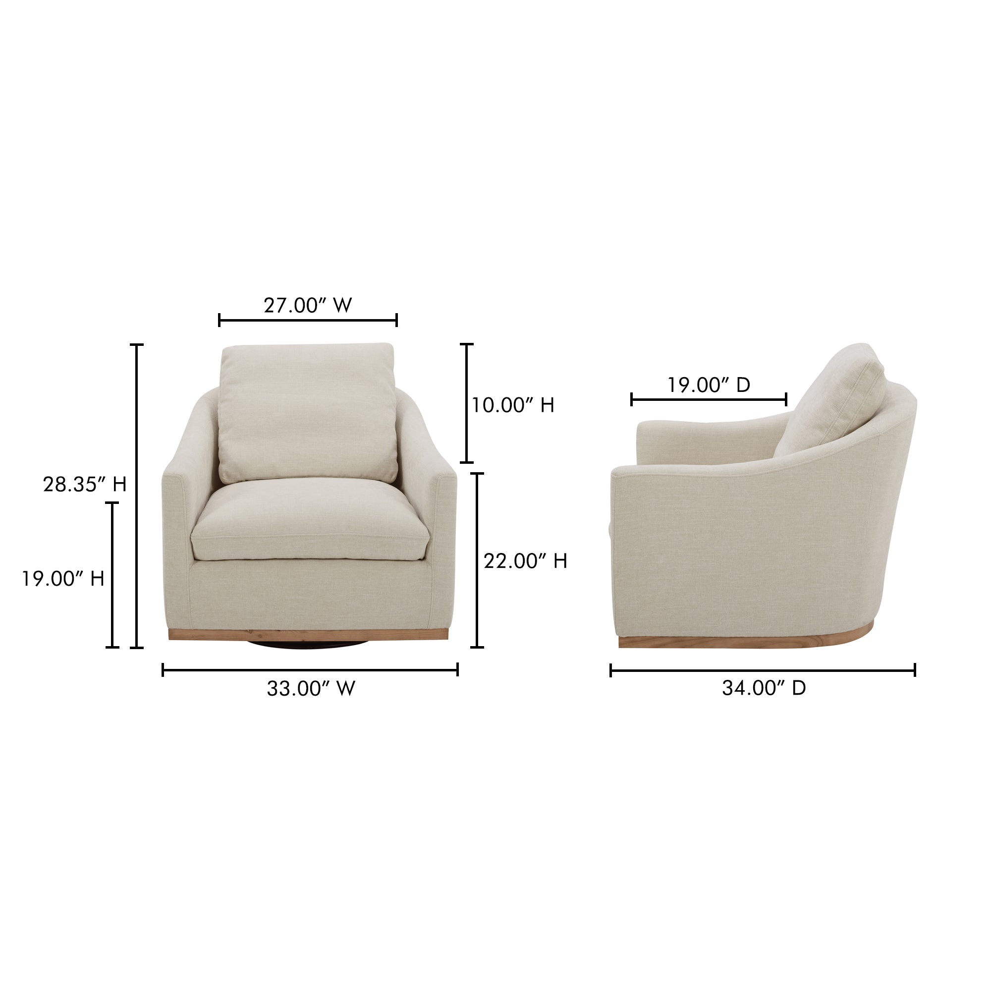Moe's Home Linden Accent Chair