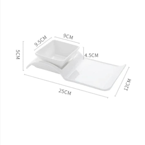 Creative Ceramic Kitchen Plate – Stylish, Durable Dinnerware for Home, Kitchen & Dining